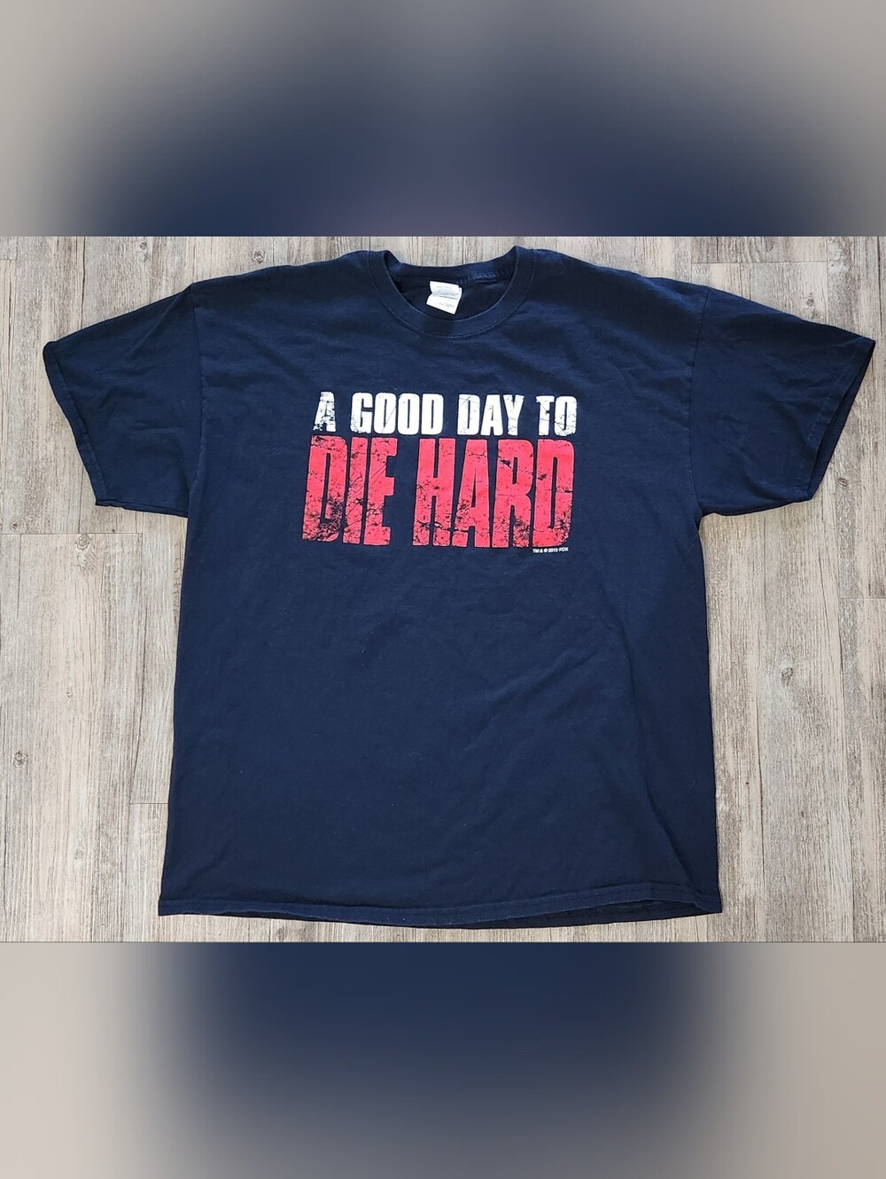 2013 A Good Day To Die Hard Movie Promo T Shirt Bruce Willis Dolby Atmos XL